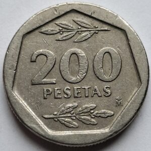 Испания 200песет 1987года #200