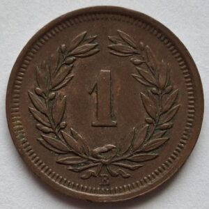 Швейцария 1 раппен, 1939года Редкая! 170