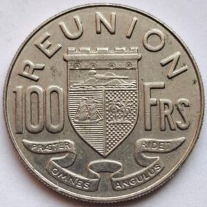 Реюньон 100франков 1973года Экстремально редкая! 209