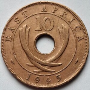 Британская Восточная Африка 10 центов 1945года.. 111