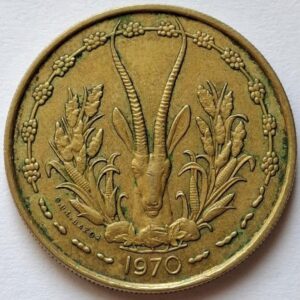 Западная Африка 25 франков 1970года. 111