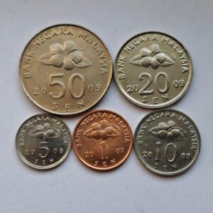 Малайзия лот из 5 монет 111