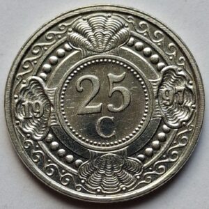 Антильские Острова 25 центов 1997года 203