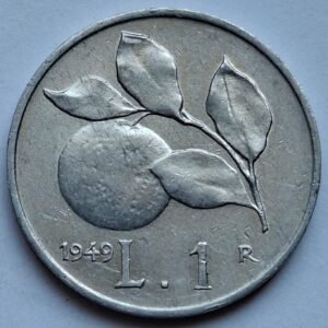 Италия 1 лира 1949года Не частая! 203