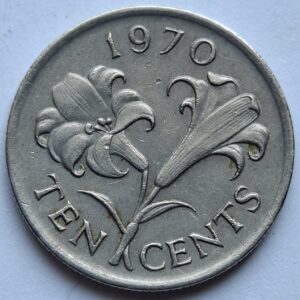 Бермуды 10 центов 1970года 203