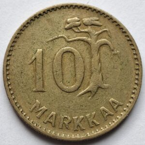 Финляндия 10марок 1953года 204