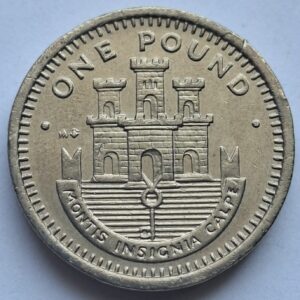 Гибралтар 1 фунт 1988года 205