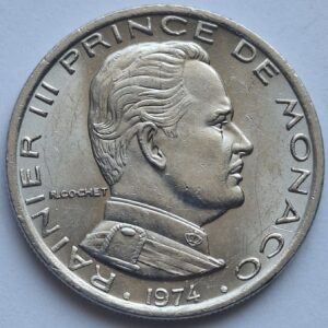 Монако 1 франк 1974года 205
