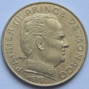 Монако 20 сантимов 1976года 205