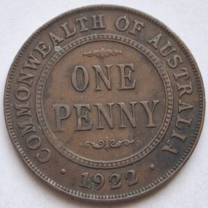 Австралия 1 пенни 1922года 206
