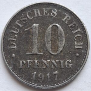 Германия 10 пфеннигов 1917года Железо! 206