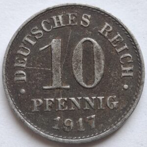Германия 10 пфеннигов 1917года Железо! 206