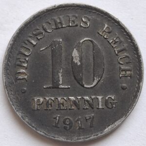Германия 10 пфеннигов 1917года Железо! 206