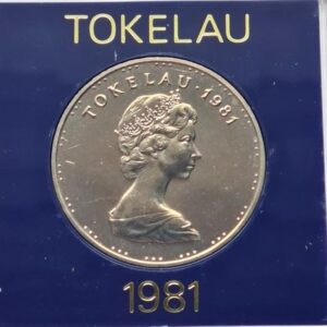 Токелау 1 доллар, 1981года РЕДКАЯ!