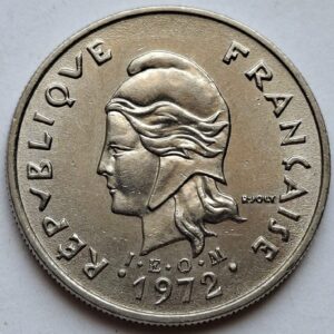 Французская Полинезия 10 франков 1972года 207