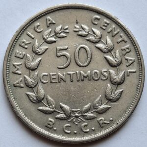 Коста-Рика 50сентимо 1968года 207
