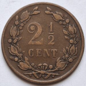 Нидерланды 2½ цента 1877года 208