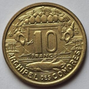Коморские острова 10 франков, 1964года Редкая! 146