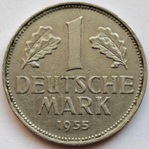 ФРГ 1 марка 1955года(G). Не частая! 112
