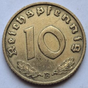 Германия 10 рейхспфеннигов 1939года 208