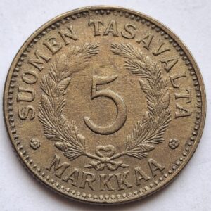 Финляндия 5 марок 1946года 208