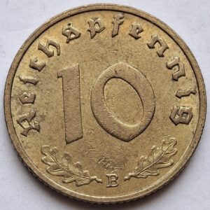 Германия 10 рейхспфеннигов 1938года 208