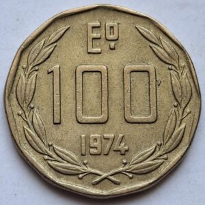 Румыния 100песо 1974года 208