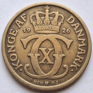 Дания 1 крона 1926года 208