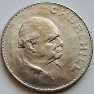 Великобритания 5 шиллингов 1965года Cэр Уинстон Черчилль