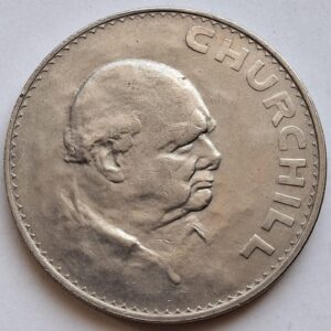 Великобритания 5 шиллингов 1965года Cэр Уинстон Черчилль