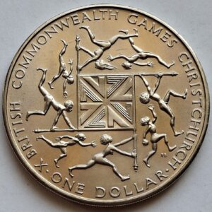 Новая Зеландия 1 доллар 1974года X Британские Игры Содружества 209