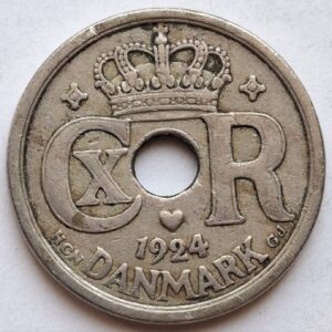 Дания 25 эре 1924года 209