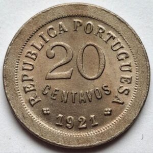 Португалия 20 сентаво, 1921года 174