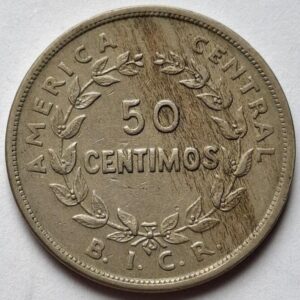 Коста-Рика 50 сентимо, 1935года Редкая!!! Состояние!!! 176