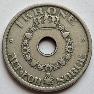 Норвегия 1 крона 1925года 210