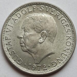 Швеция 5 крон 1972года 210