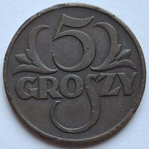 Польша 5 грошей 1937года 210