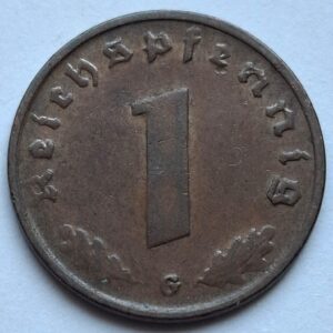 Германия 1 рейхспфенниг 1938года 210