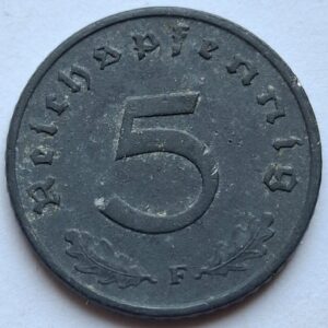 Германия 5 рейхспфеннигов 1942года 210