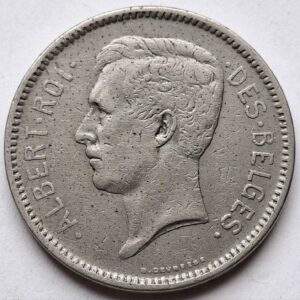 Бельгия 5 франков 1931 года 211