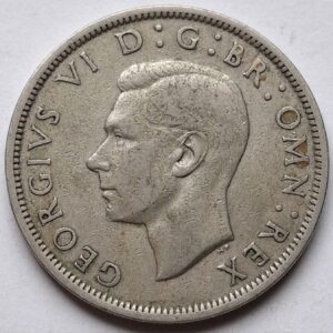 Великобритания 1/2 кроны 1949года 211