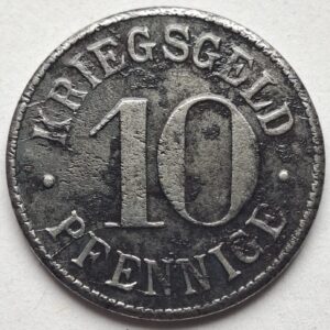Германия (Гейдельберг), 10 пфеннигов, 1918 год 211