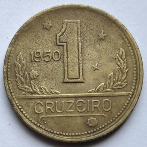 Бразилия 1 крузейро 1950года 211