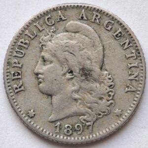 Аргентина 20сентаво 1897 года 212