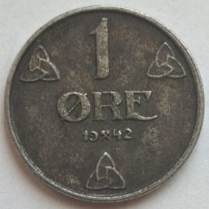 Норвегия 1 эре 1942 года 213