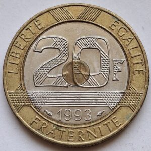Франция 20 франков 1993года 213