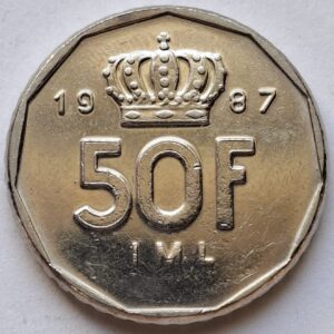 Люксембург 50 франков 1987 года 213