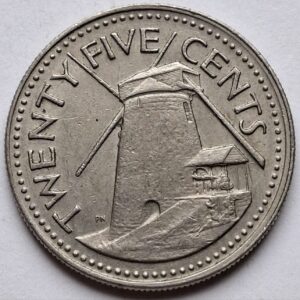 Барбадос 25 центов 1973 года 214