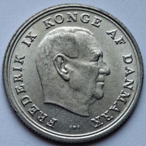Дания 1 крона 1966 года 214