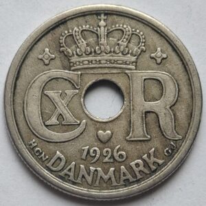 Дания 25 эре 1926 года 214